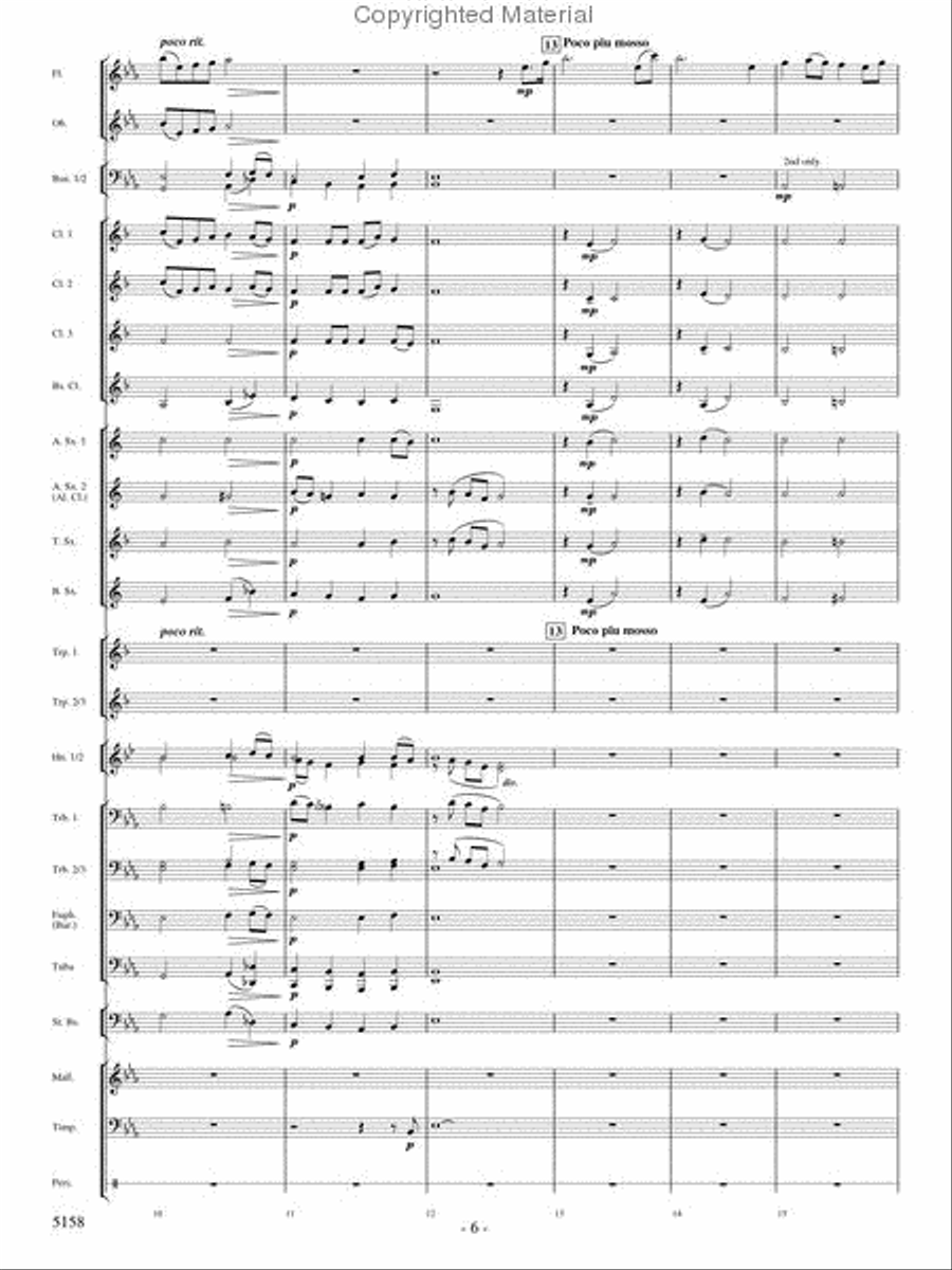 Lest We Forget Concert Band scores gallery preview page 4