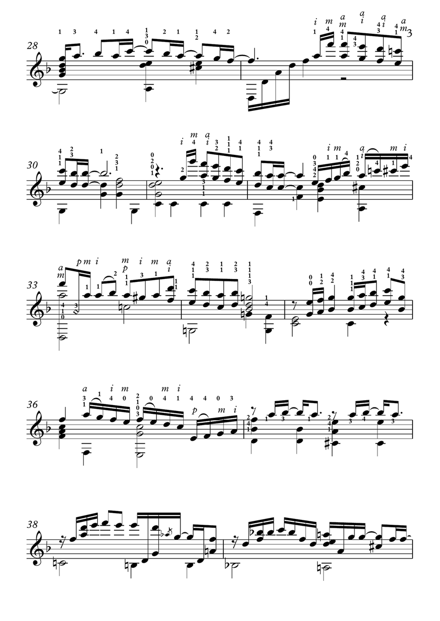 Sorry Seems To Be The Hardest Word Acoustic Guitar scores gallery preview page 3