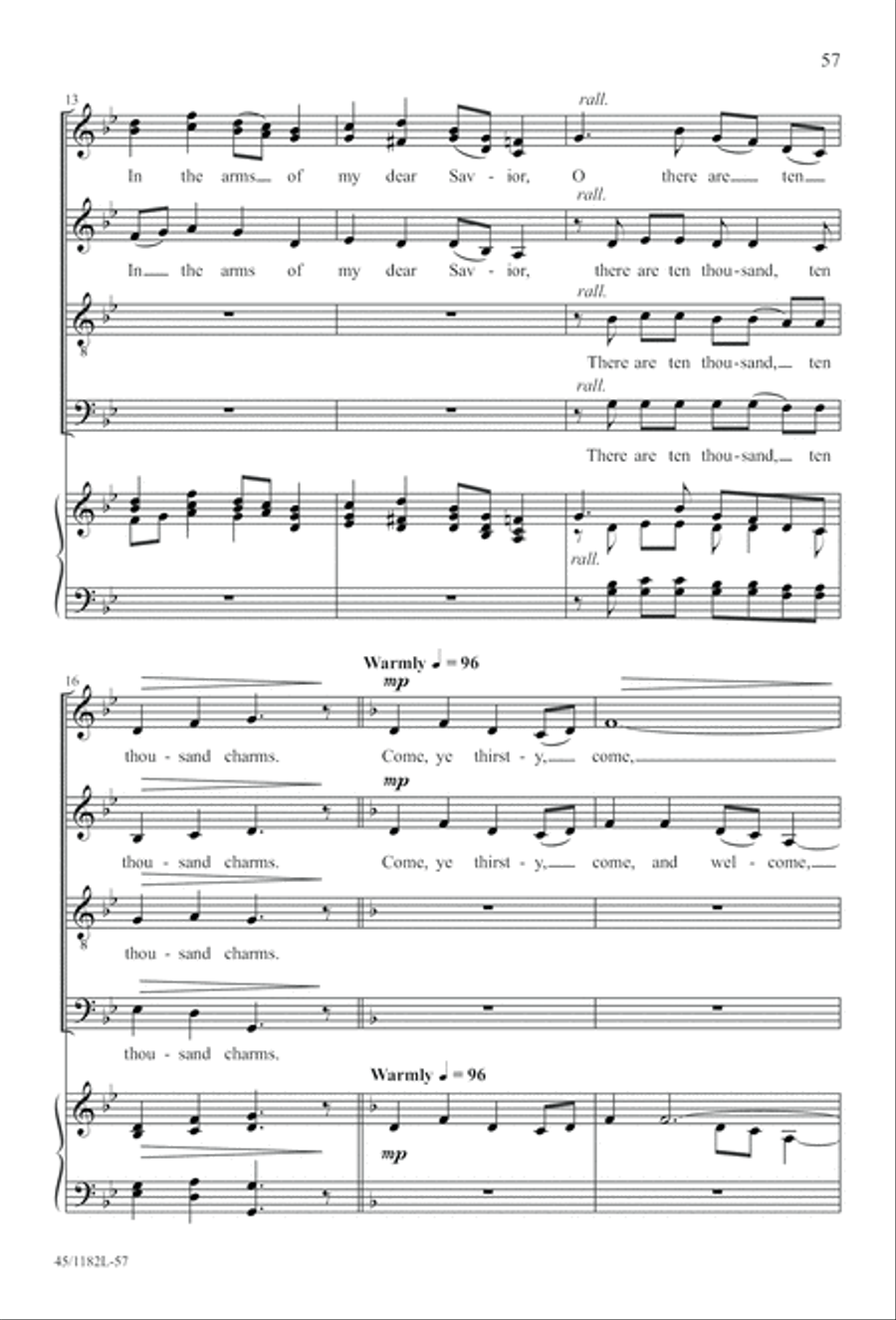 All Around A Cappella 4-Part scores gallery preview page 57