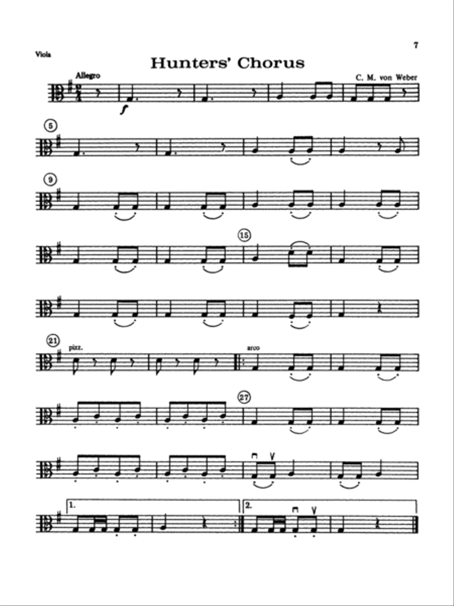 String Orchestra Accompaniments to Solos from Volumes 1 & 2 String Orchestra scores gallery preview page 3