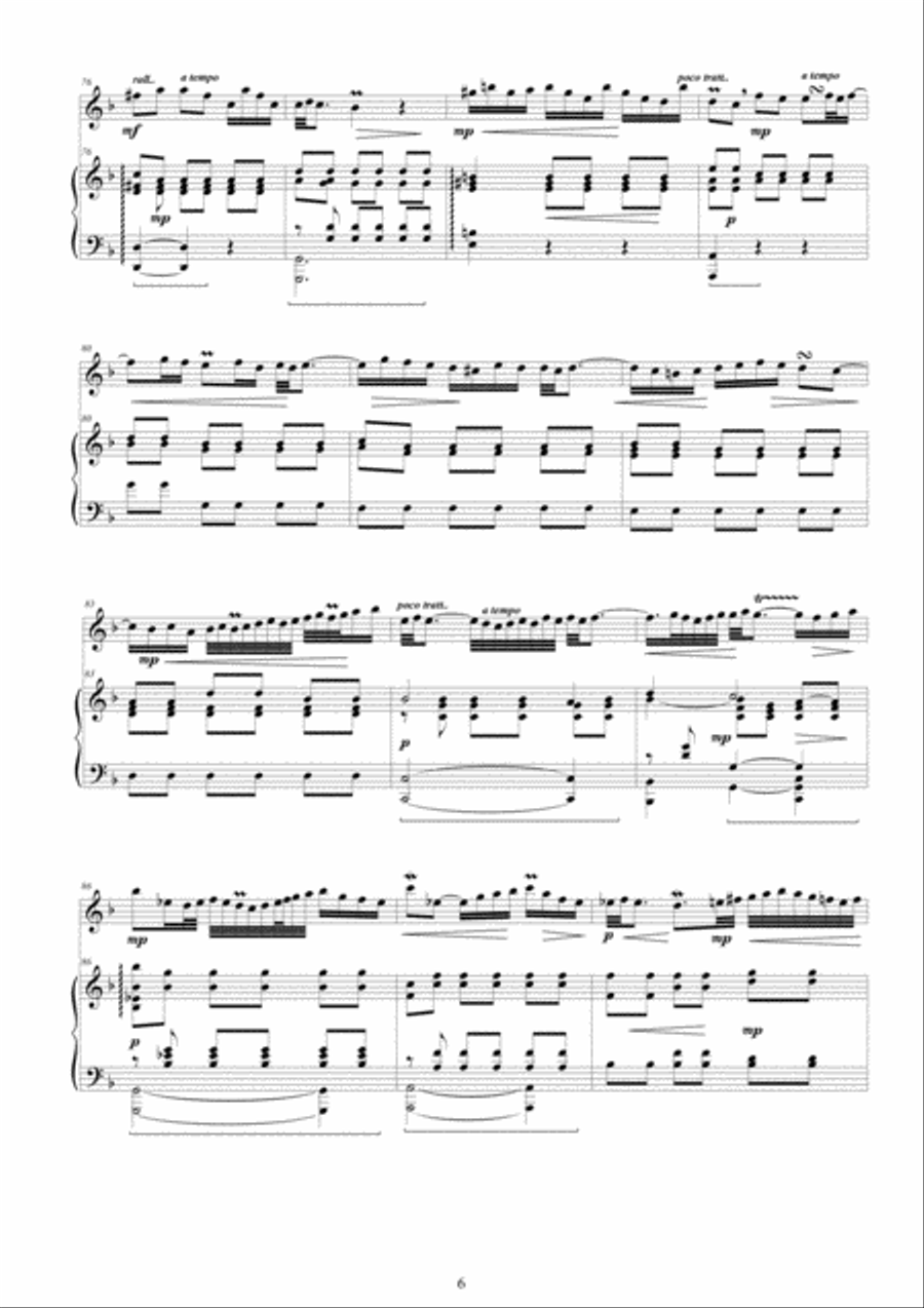 Marcello - Oboe concerto in D minor for Oboe and Piano Piano scores gallery preview page 6