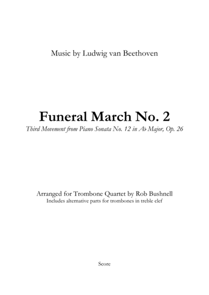 Funeral March No.2 (Beethoven) - Trombone Quartet image number null