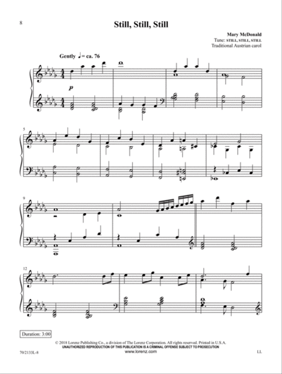 Christmas by Candlelight Piano Solo scores gallery preview page 4