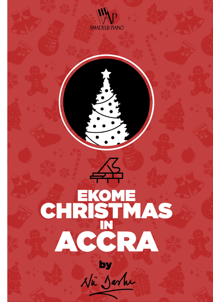 Ekome Christmas in Accra Easy Piano scores gallery preview page 1