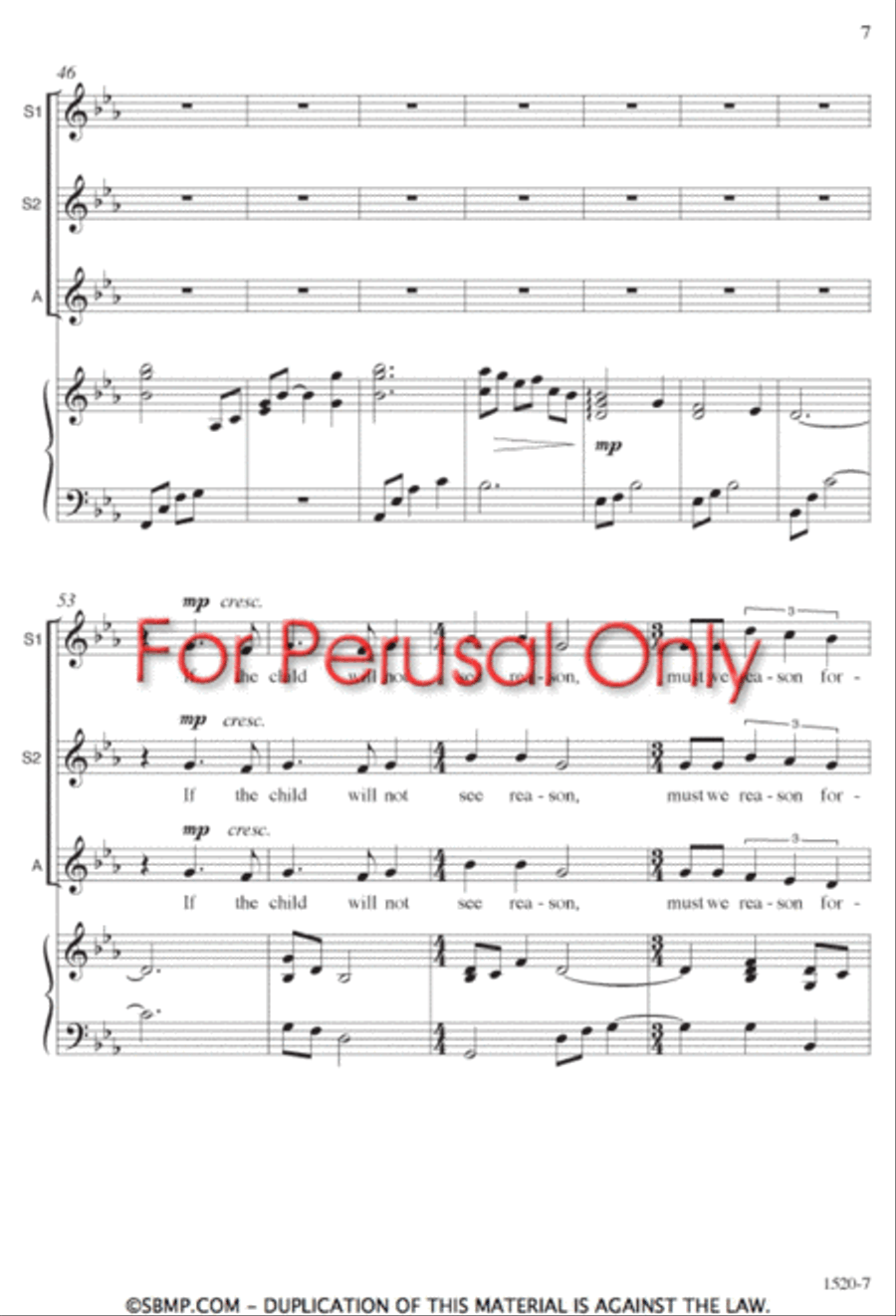 Sleeping Heart - SSA Octavo SSA scores gallery preview page 6
