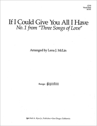Book cover for If I Could Give You All I Have