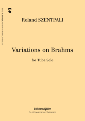 Book cover for Variations on Brahms
