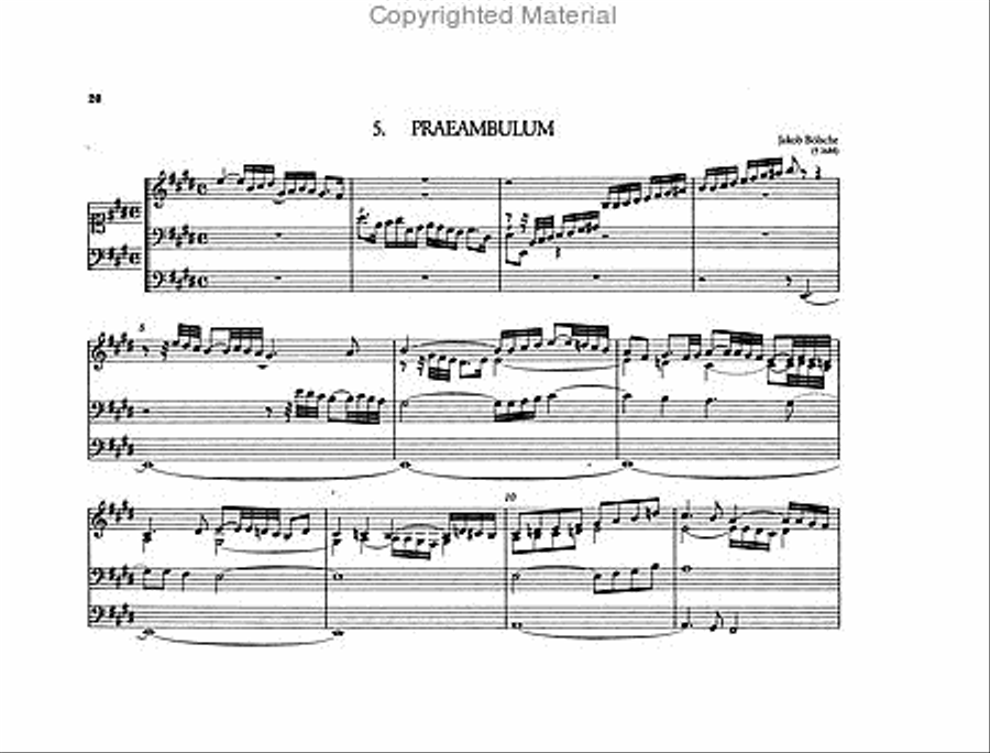 Free Organ Works of North German Baroque Organ scores gallery preview page 4