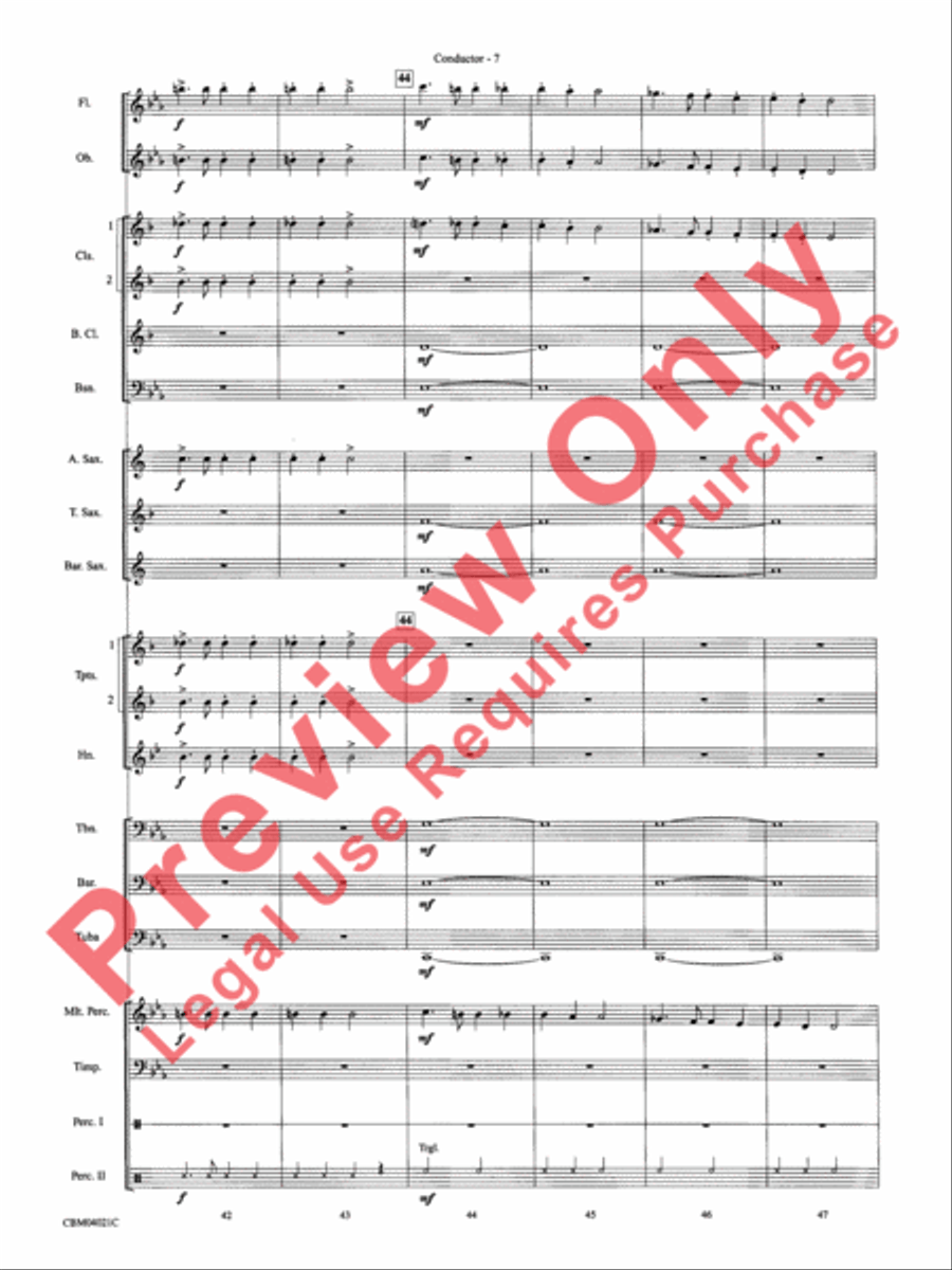 Harry Potter and the Prisoner of Azkaban, Selections from Concert Band scores gallery preview page 10
