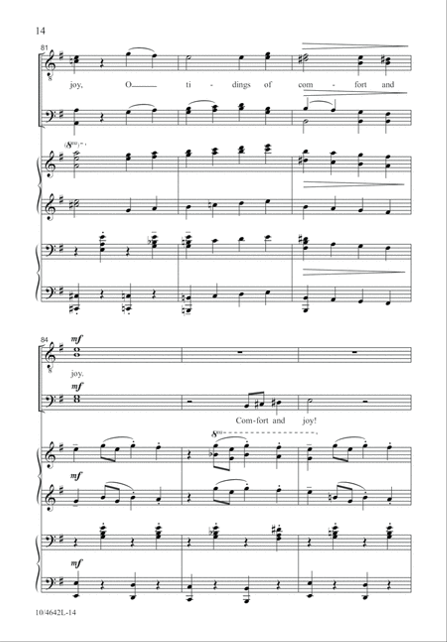 God Rest You Merry, Gentlemen TTBB scores gallery preview page 14