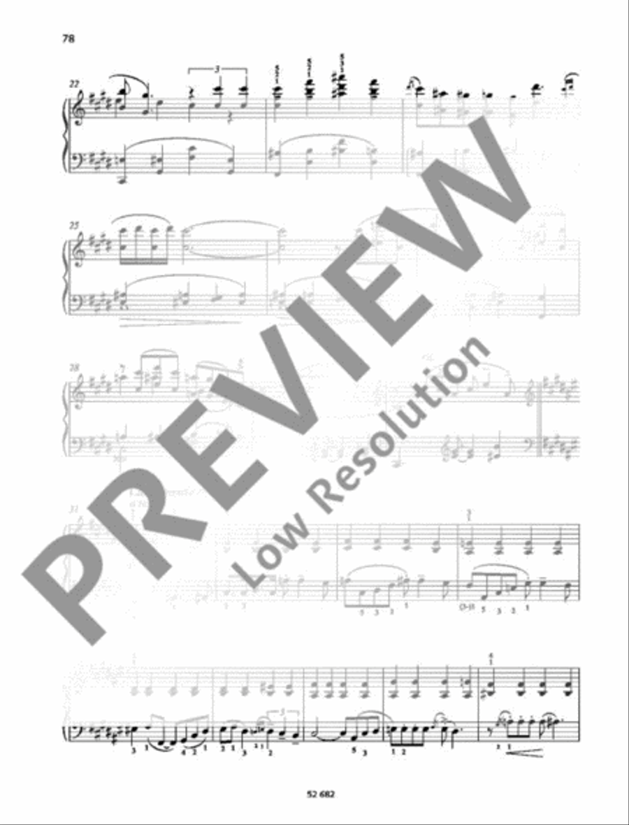 Prelude No. 2 Piano Solo scores gallery preview page 3