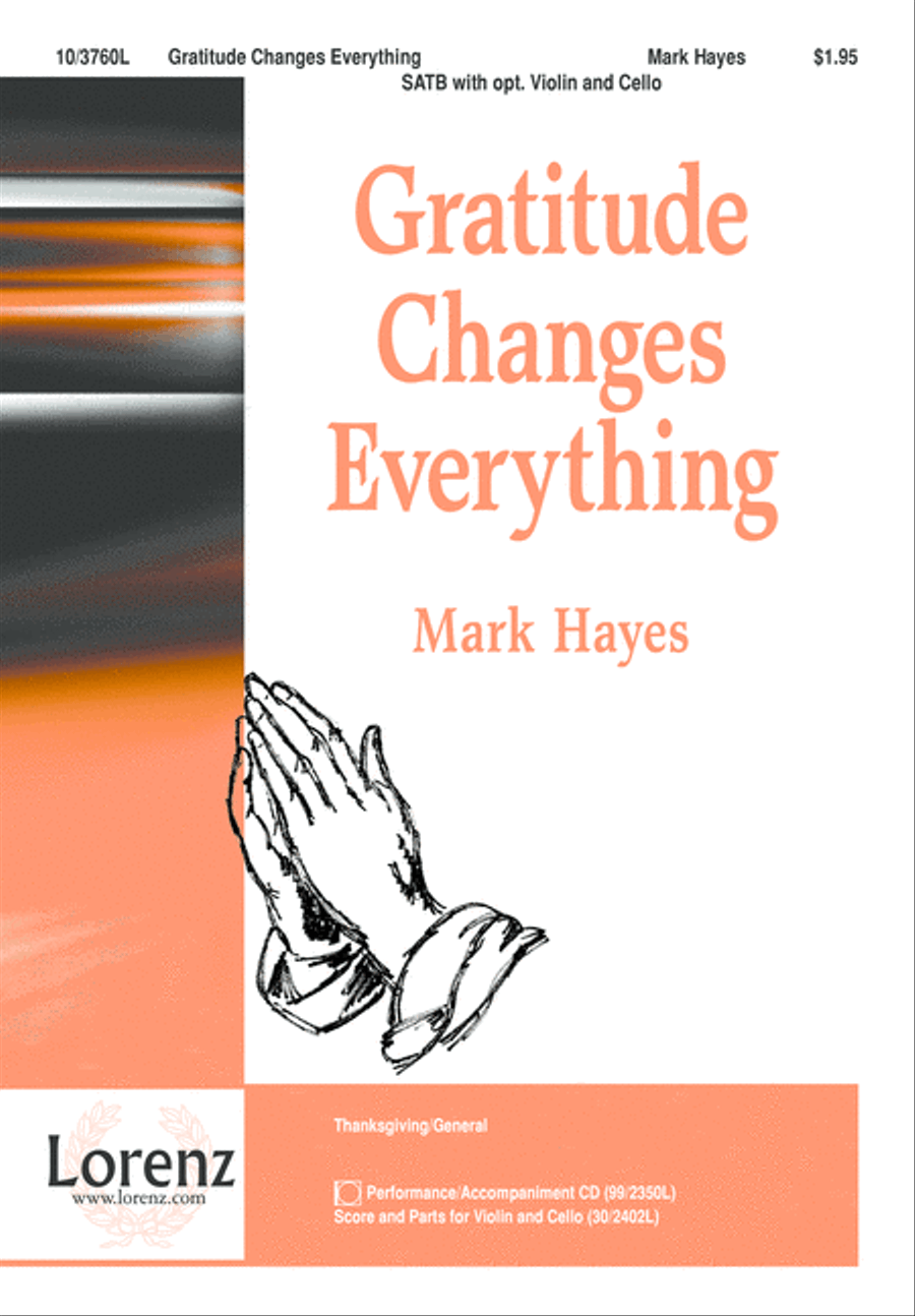 Gratitude Changes Everything 4-Part scores gallery preview page 2