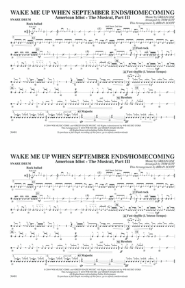 Wake Me Up When September Ends / Homecoming: Snare Drum