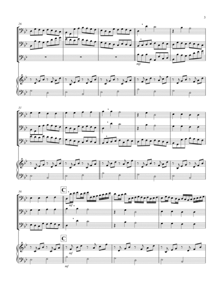 Canon (Pachelbel) (Bb) (Bassoon Trio, Keyboard)