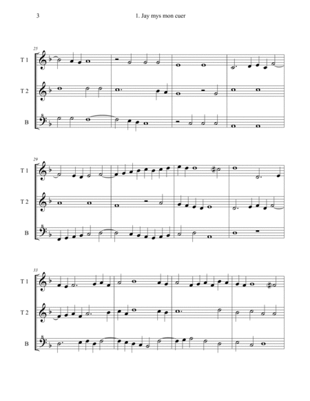Six French Chansons for TTB and SSA Recorder Trios image number null