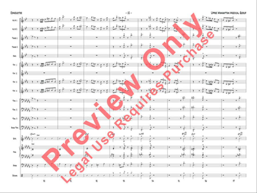 Upper Manhattan Medical Group Jazz Ensemble scores gallery preview page 13