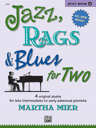 Book cover for Jazz, Rags & Blues for Two, Book 4