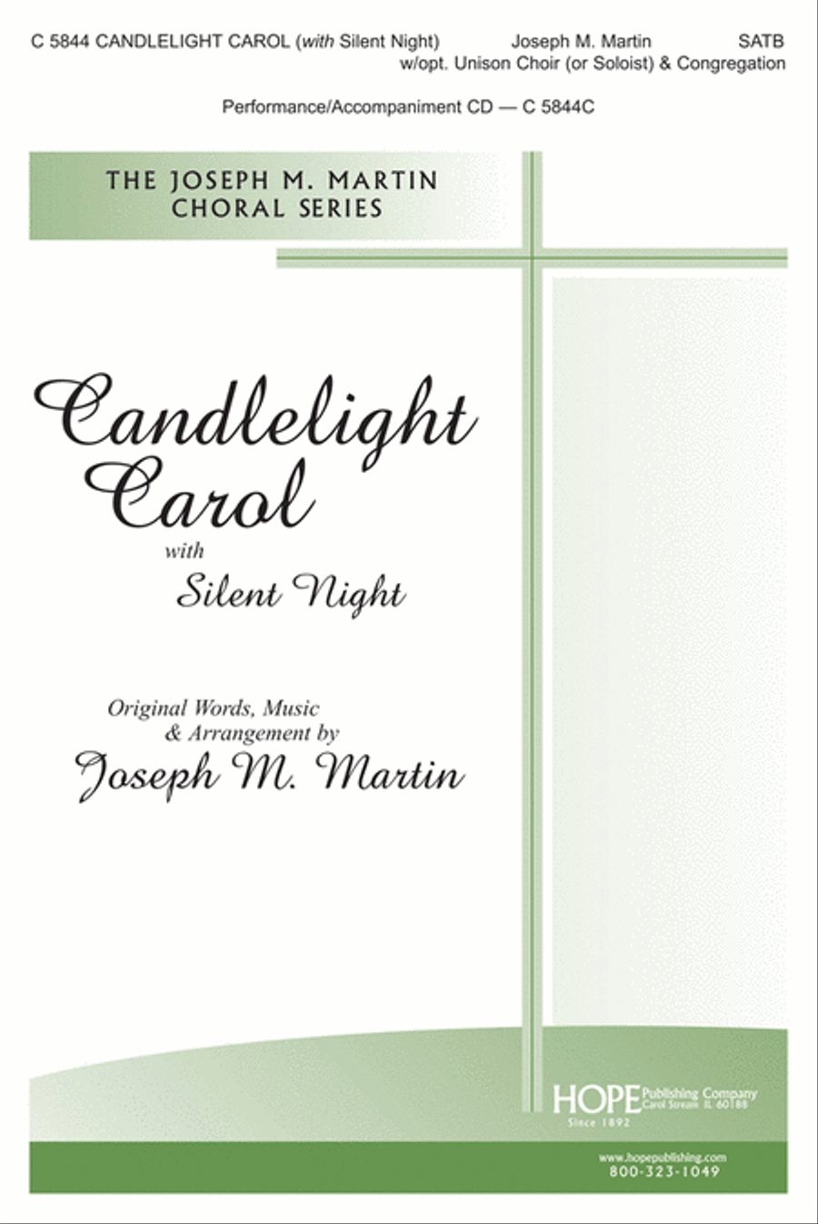 Candlelight Carol (with Silent Night) 4-Part scores gallery preview page 1