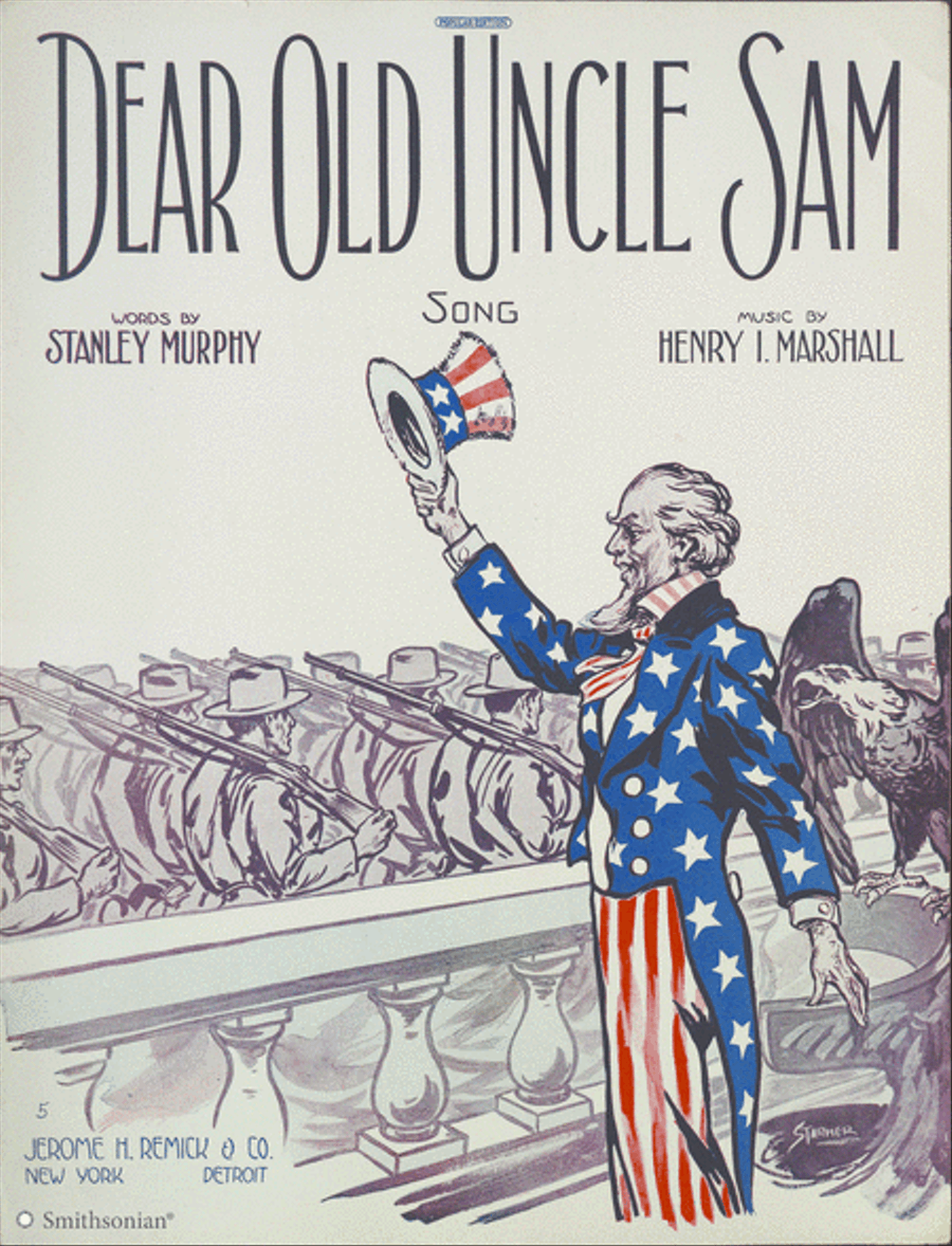 Dear Old Uncle Sam Dear Old Uncle Sam 3-Part scores gallery preview page 1