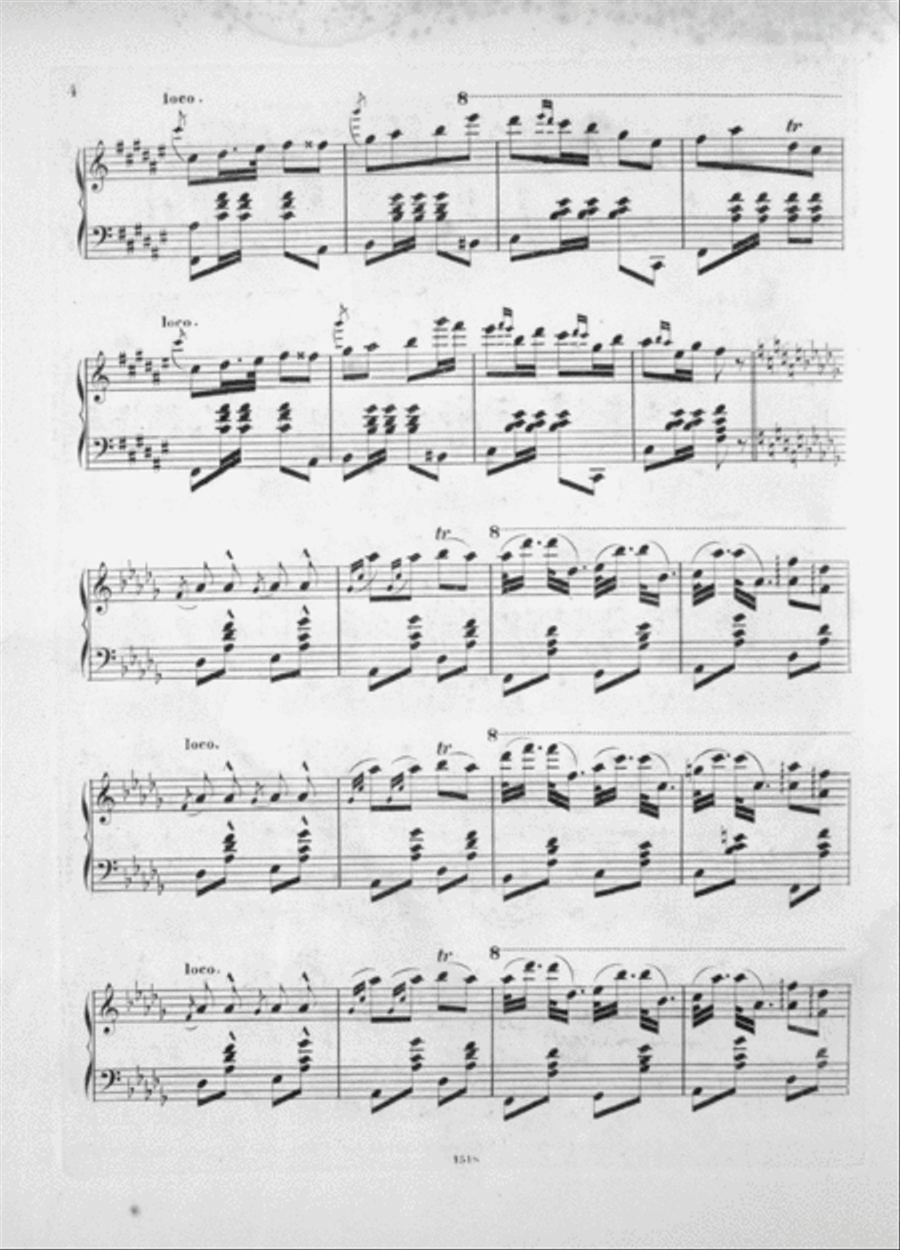 (Liebchen) SweetHeart's Polka. Morceau de Concert for Piano Piano Solo scores gallery preview page 3