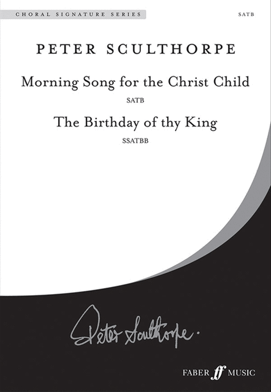 Morning Song for the Christ Child / The Birthday of Thy King 4-Part scores gallery preview page 1