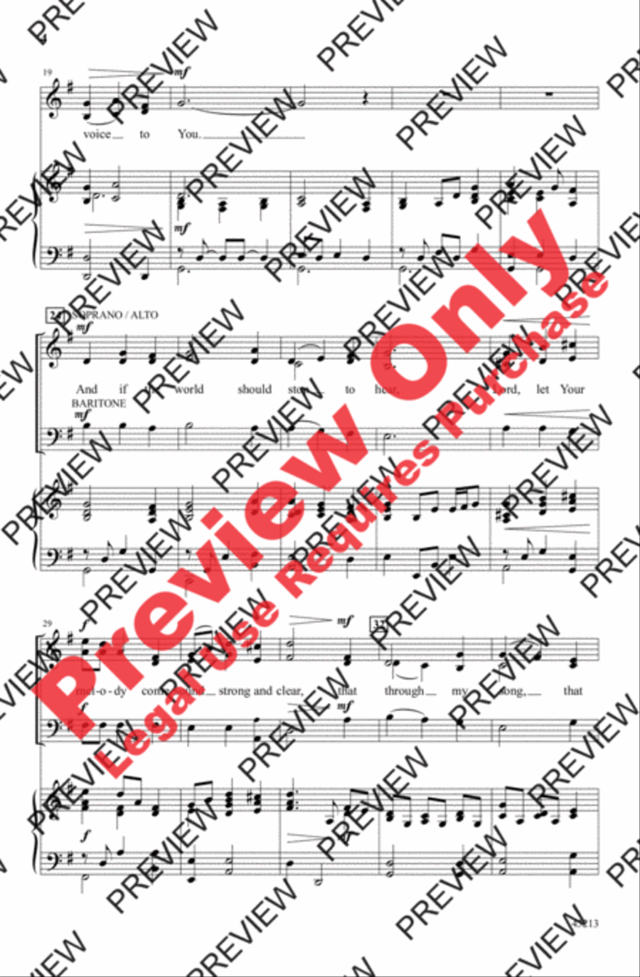 Give Me a Song Give Me a Song 3-Part scores gallery preview page 4