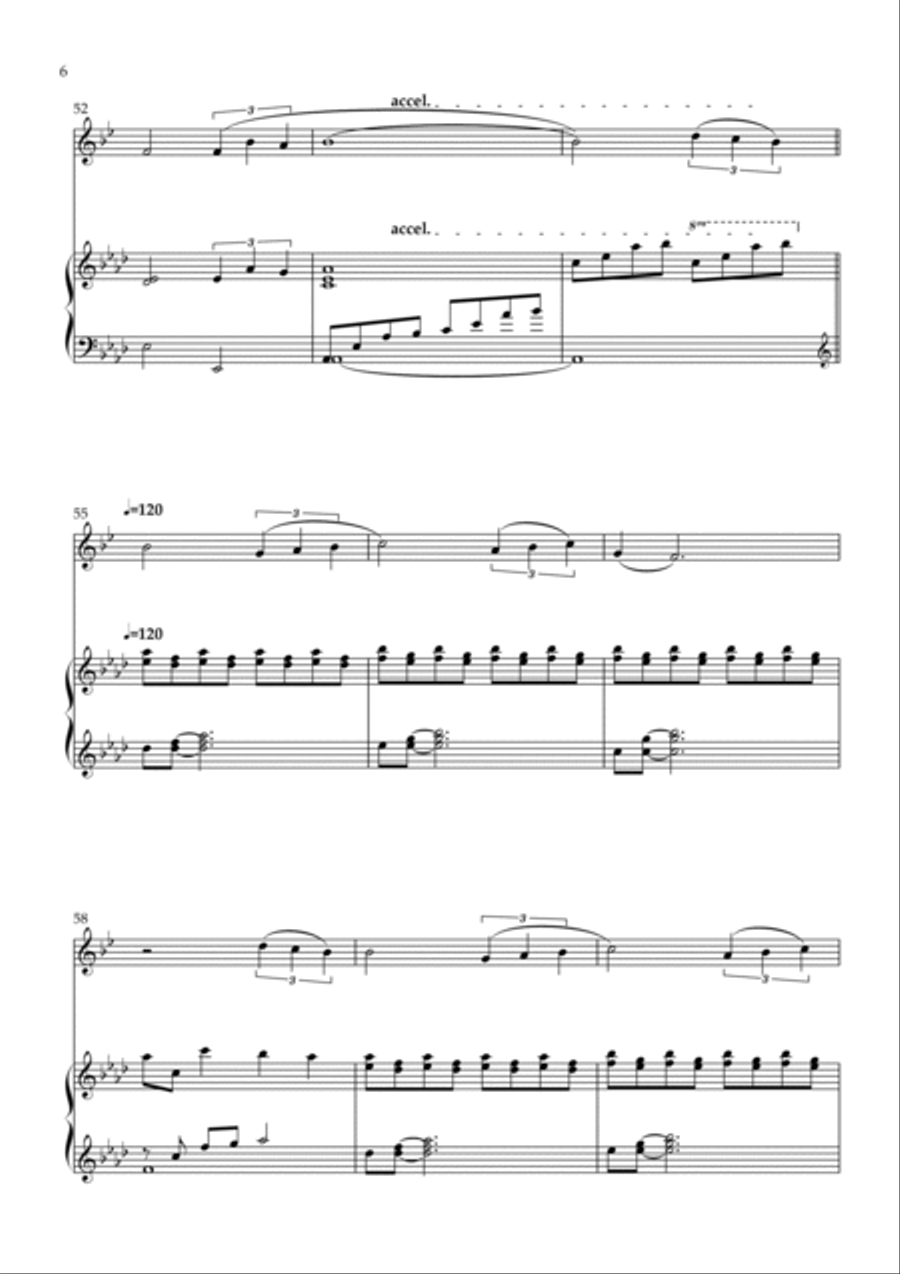 Part Of Your World (reprise) B-Flat Clarinet scores gallery preview page 6