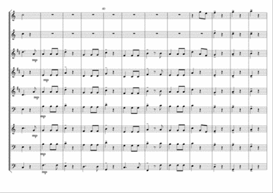 Children's Carol arranged for Chamber Orchestra by David Catherwood Chamber Orchestra scores gallery preview page 4