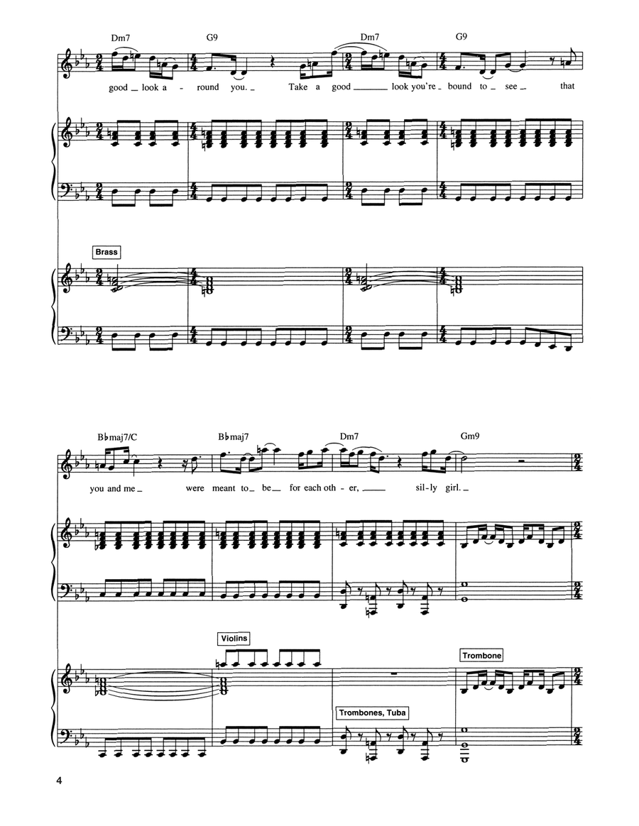 Martha My Dear Piano, Vocal, Guitar scores gallery preview page 4