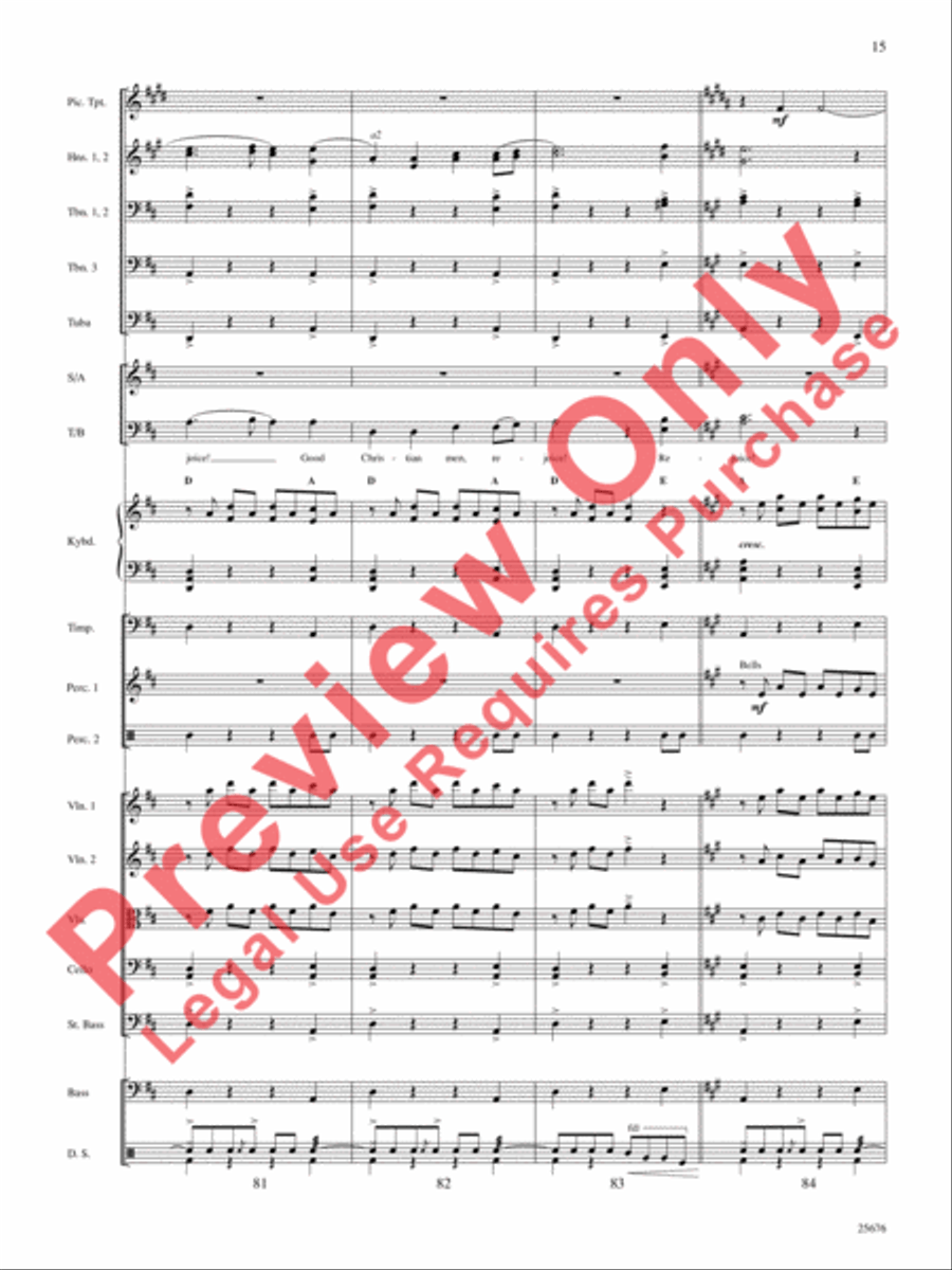 Good Christian Men, Rejoice Medley Good Christian Men, Rejoice Medley Choir scores gallery preview page 16