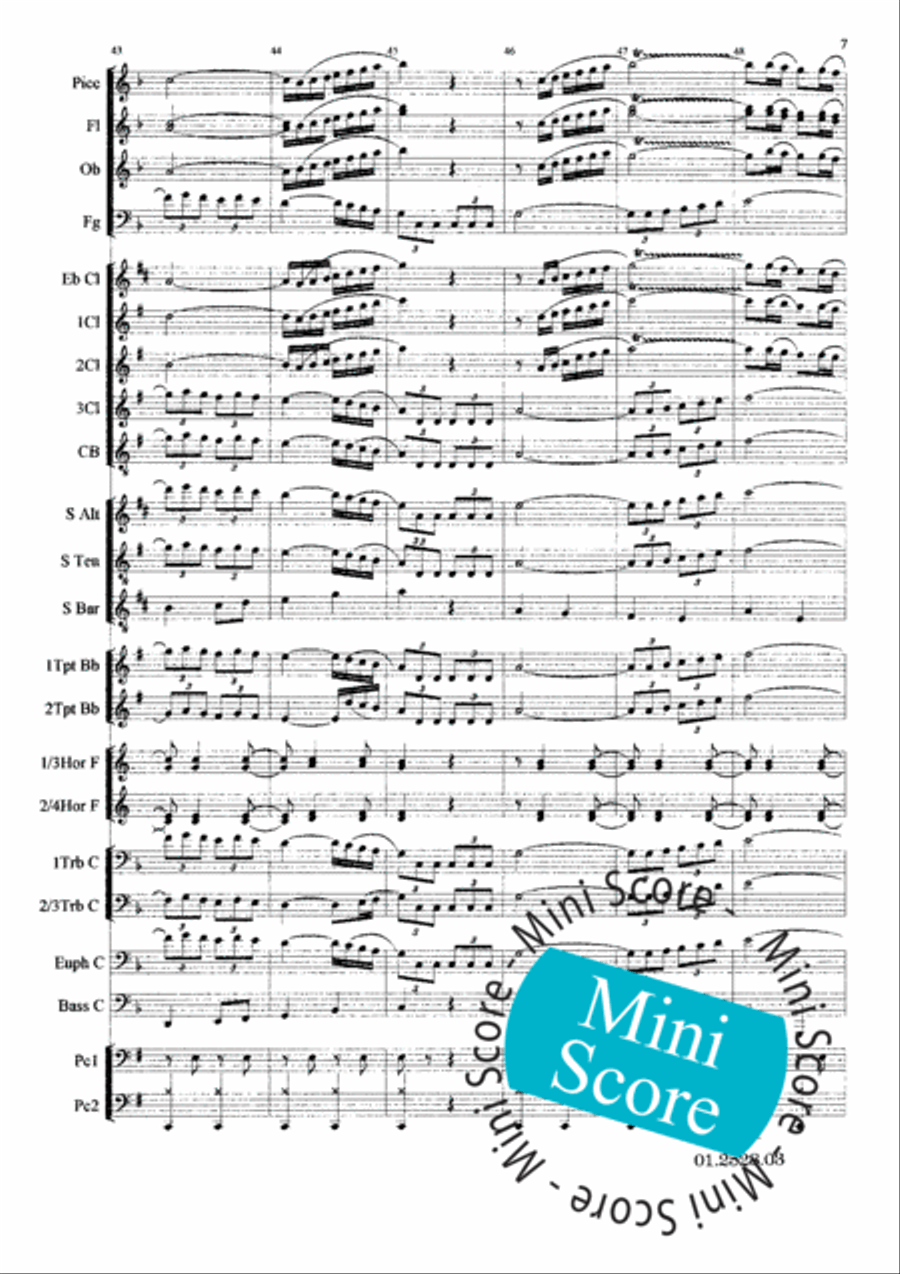 Al Centenario Concert Band scores gallery preview page 11