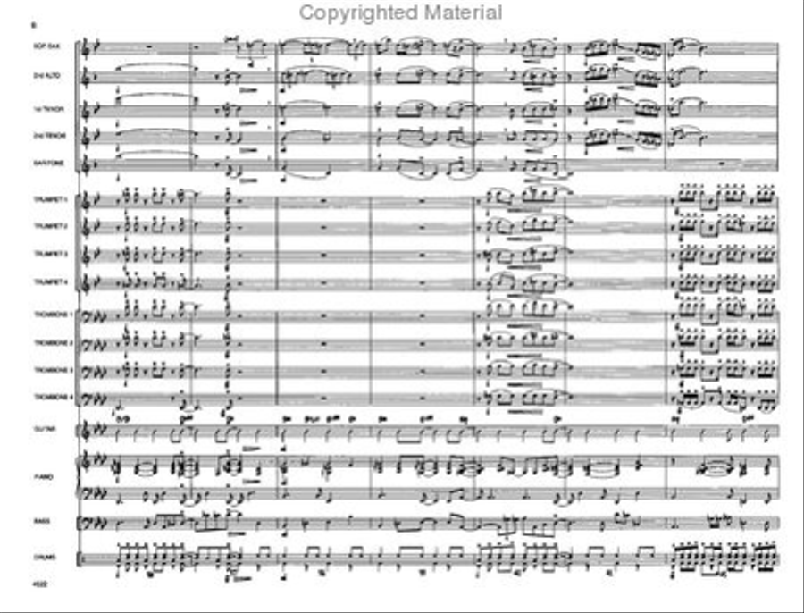 Been Alone Too Long Jazz Ensemble scores gallery preview page 7