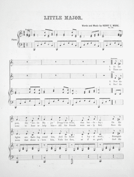 Little Major. Song or Duett, With Chorus