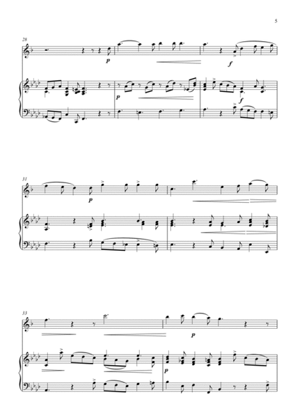 Alessandro Scarlatti - Se tu della mia morte (Piano and Baritone Sax) image number null