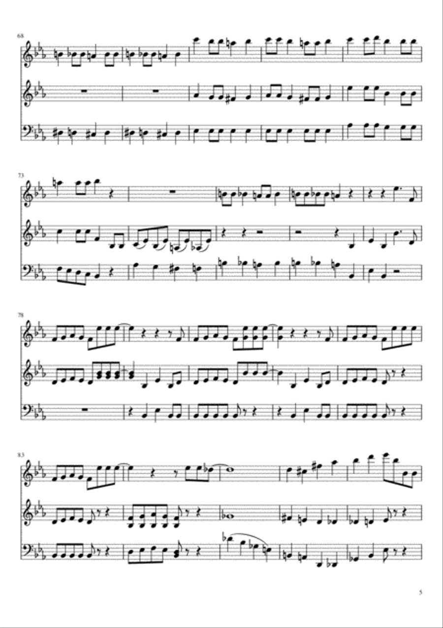Bohemian Rhapsody Bohemian Rhapsody String Trio scores gallery preview page 5