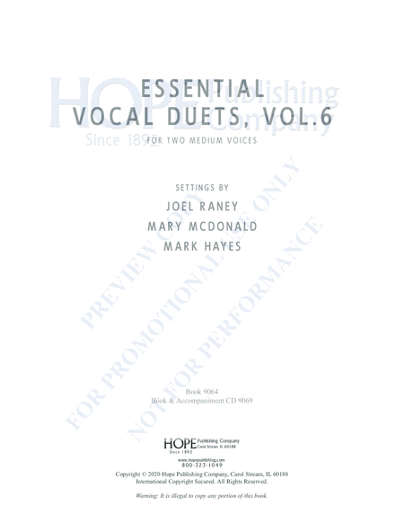 Essential Vocal Duets, Vol. 6