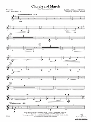 Chorale and March: (wp) E-flat Tuba T.C.