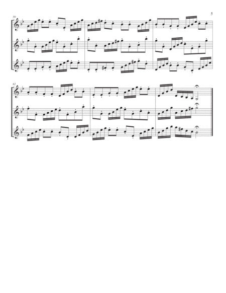 Passacaglia (HWV 432), for three violins image number null