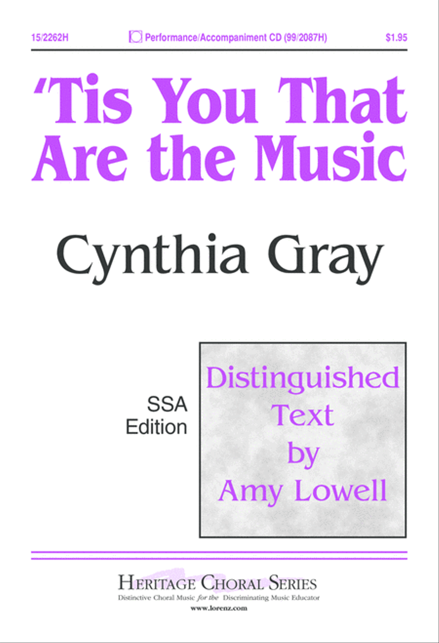 'Tis You That Are the Music SSA scores gallery preview page 1