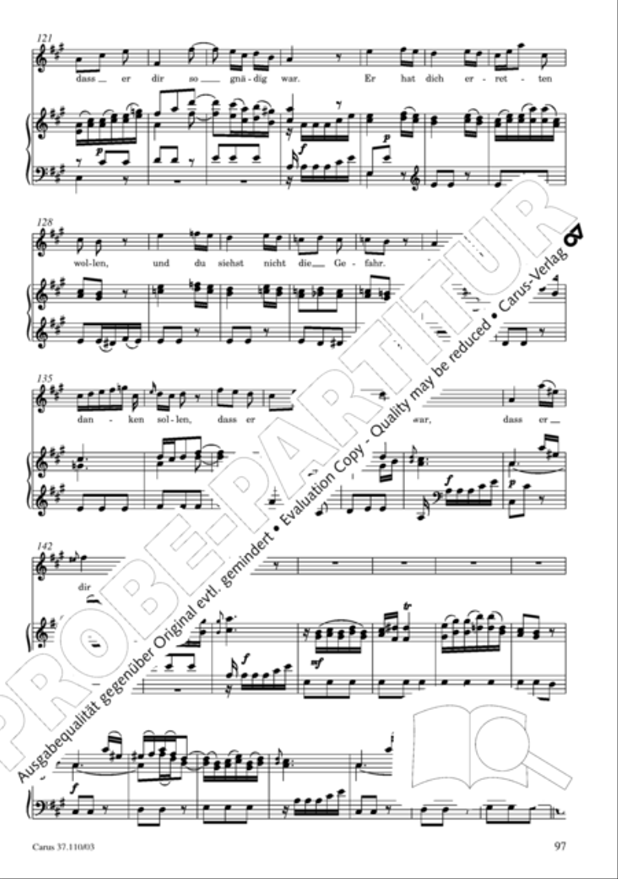 Markuspassion. Werkausgabe Reihe 1, Bd. 7 (Homilius) 4-Part scores gallery preview page 104