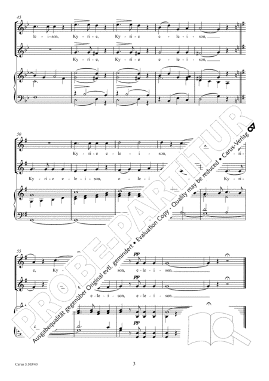 Kyrie Kyrie Score scores gallery preview page 4