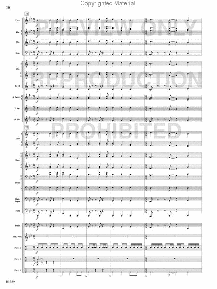 American Visions Concert Band scores gallery preview page 15