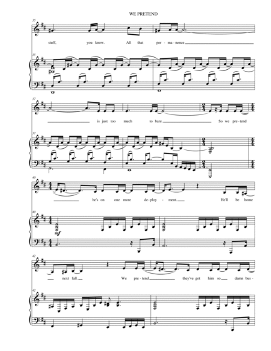 We Pretend Voice scores gallery preview page 5