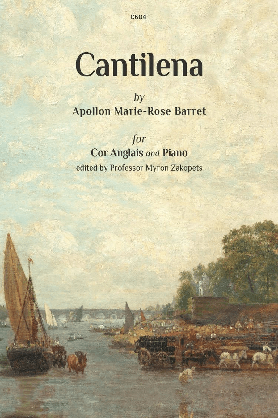 Cantilena for Cor Anglais and Piano English Horn scores gallery preview page 1