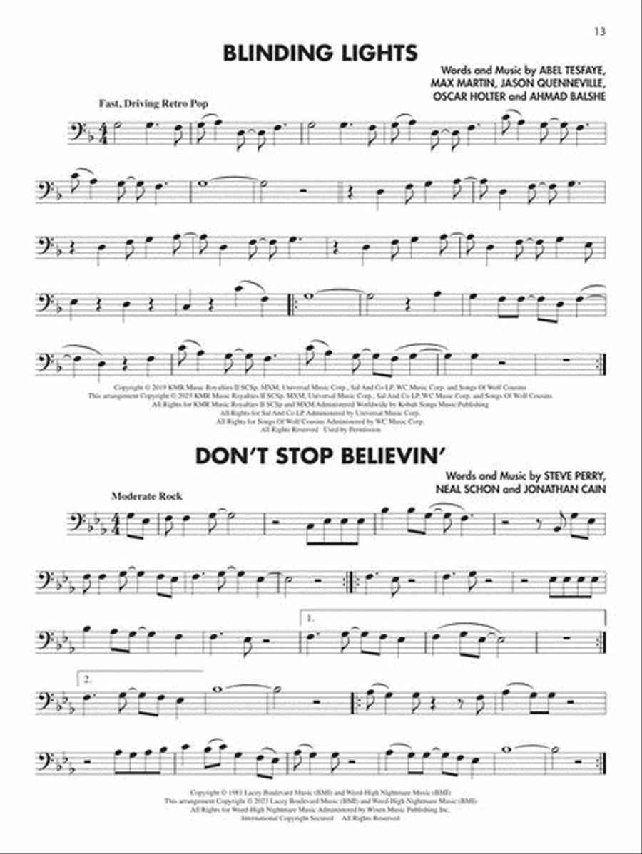 Essential Elements Pop Songs for Baritone B.C. Concert Band Methods scores gallery preview page 5
