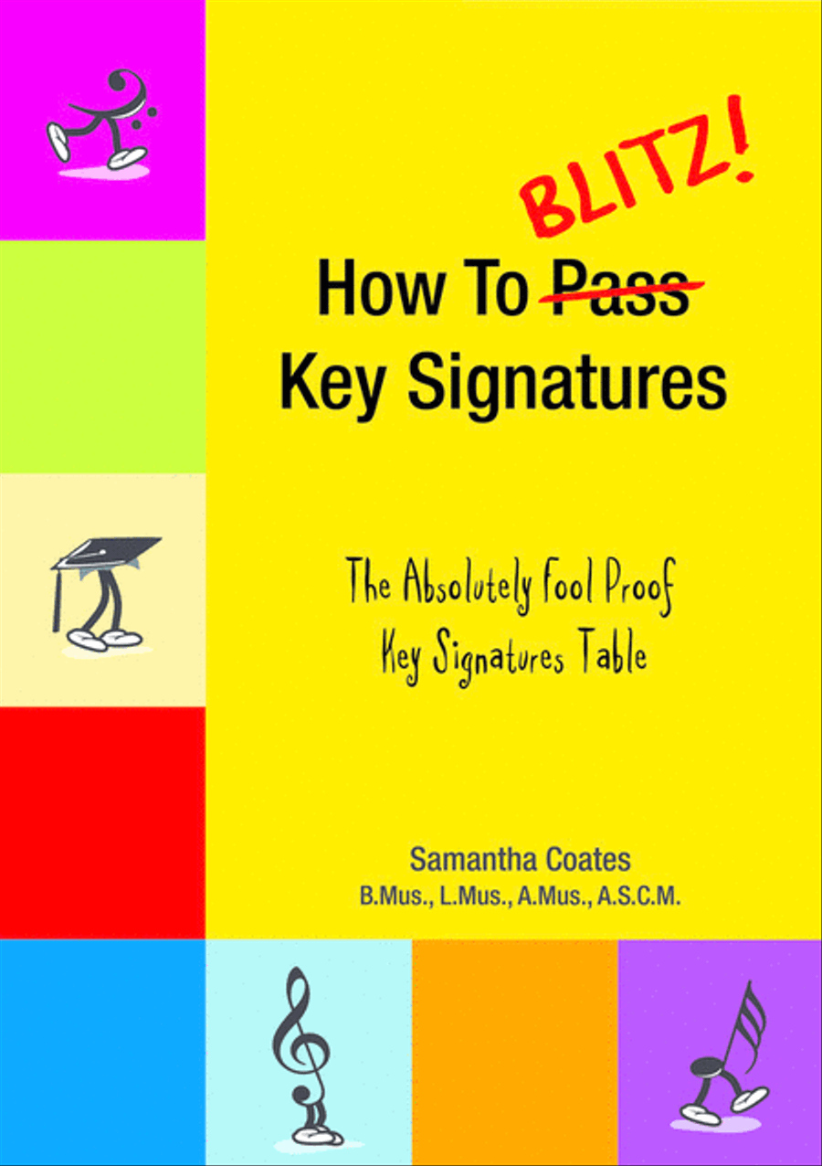 How To Blitz Key Signatures Key & Note References scores gallery preview page 1