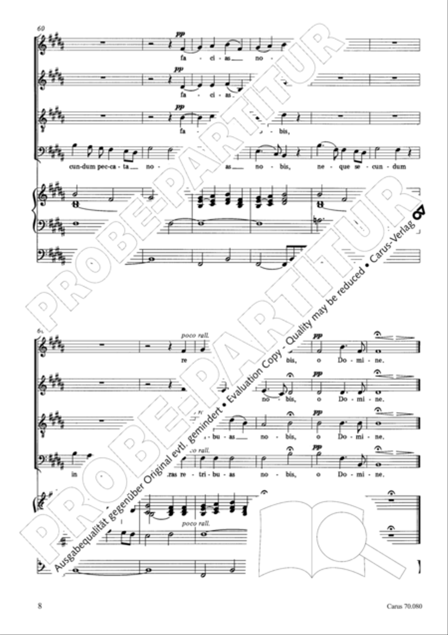 Five Short Sacred Compositions (Funf kleinere Kirchenwerke) Score scores gallery preview page 22