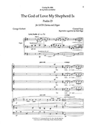 The God Of Love My Shepherd Is