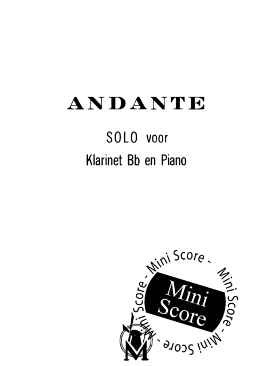Andante Bass Clarinet scores gallery preview page 3