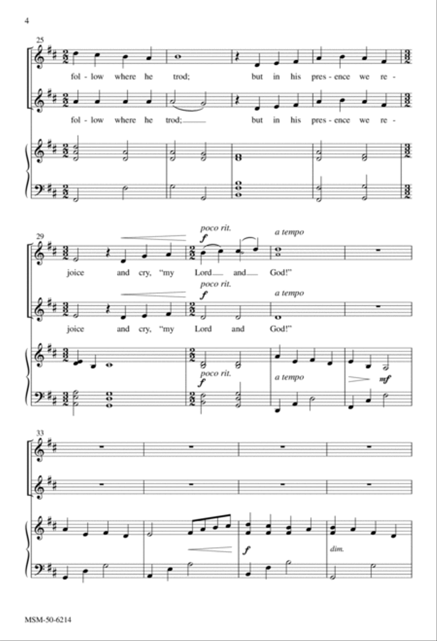 We Walk by Faith 2-Part scores gallery preview page 3